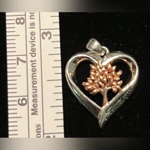 Family Heart pendant - Sterling